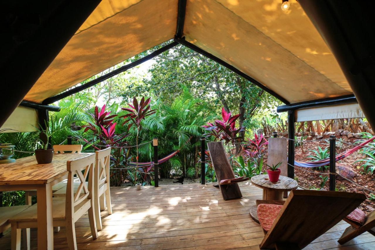 Glamping Hotel Flor Y Bambu Playa Grande Exterior foto